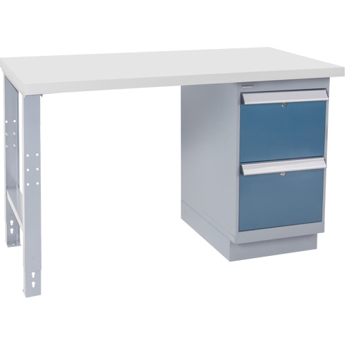 Industrial Duty Workbench, 24" W x 60" D x 34" H, 1000 lbs. Capacity
