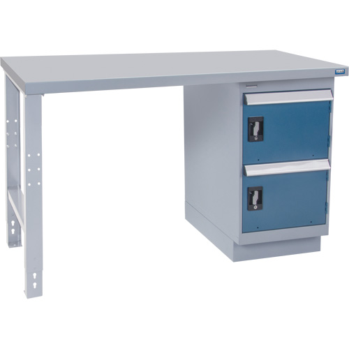 Industrial Duty Workbench, 24" W x 60" D x 34" H, 1000 lbs. Capacity