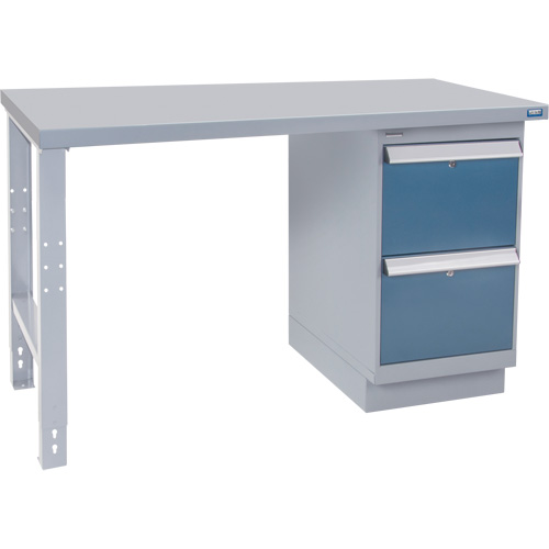 Industrial Duty Workbench, 24" W x 60" D x 34" H, 1000 lbs. Capacity