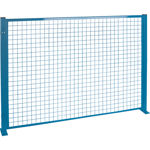 Perimeter Guards - Mesh Style, 4' H x 8' W, Blue