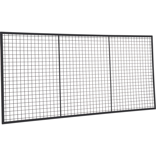 Wire Mesh Partition Panel, 4' H x 8' W