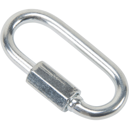 Zinc Plated Quick Link, 220 lbs (0.11 tons), 1/8"