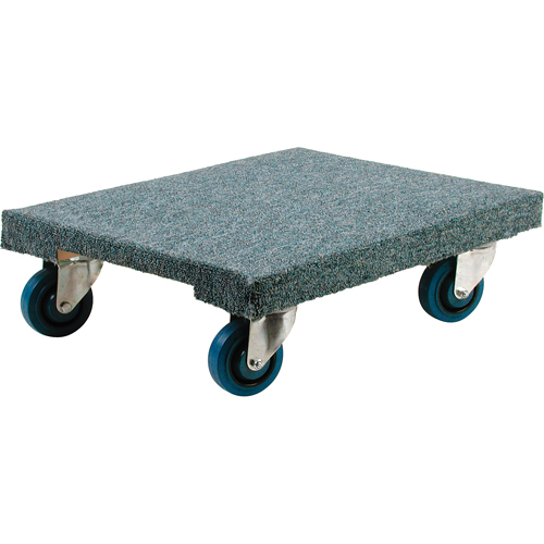 Wood Dollies - Heavy-Duty, Rubber Wheels, 1400 lbs. Capacity, 18" W x 30" D x 7" H
