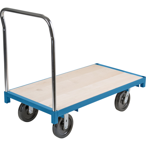 Heavy-Duty Platform Truck, 60" L x 30" W, 2500 lbs. Capacity, Nylon Casters