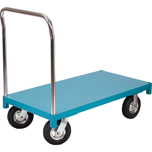 Platform Truck, 36" L x 24" W, 1000 lbs. Capacity, Pneumatic Casters