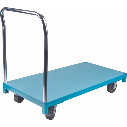 Platform Truck, 48" L x 30" W, 900 lbs. Capacity, Polyolefin Casters