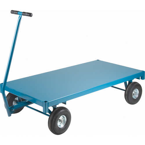 Platform Trucks - Ergonomic Platform Wagon Trucks, 30" W x 60" L, 1000 lbs. Capacity