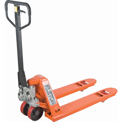 Heavy-Duty Hydraulic Pallet Truck, Steel, 42" L x 27" W, 5500 lbs. Capacity