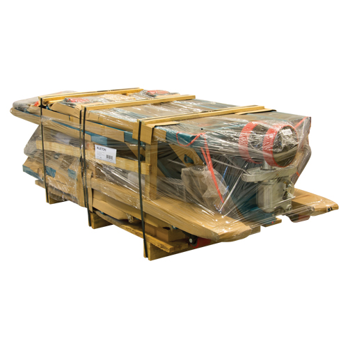 Heavy Duty Knocked Down Hydraulic Pallet Trucks, Steel, 48" L x 27" W, 6600 lbs. Capacity