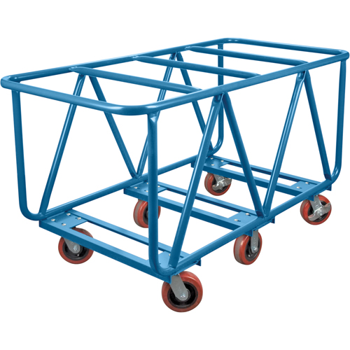 Flat Bed Lumber Cart, 60" x 30" x 33", 2500 lbs. Capacity