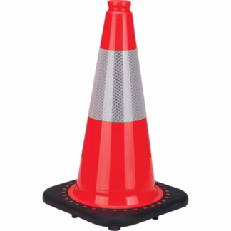 Premium Traffic Cone, 18", Orange, 6" Reflective Collar(s)