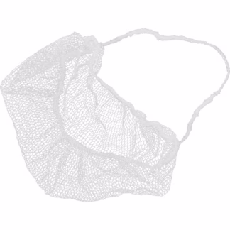 Beard Nets, Nylon, White