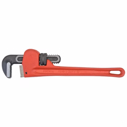 Pipe Wrench, 1-1/2" Jaw Capacity, 10" Long, Powder Coated Finish
